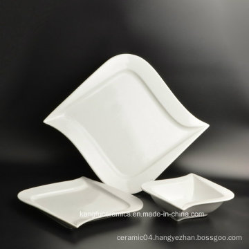 3 PCS Irregular Shape Customized Dinner Plate